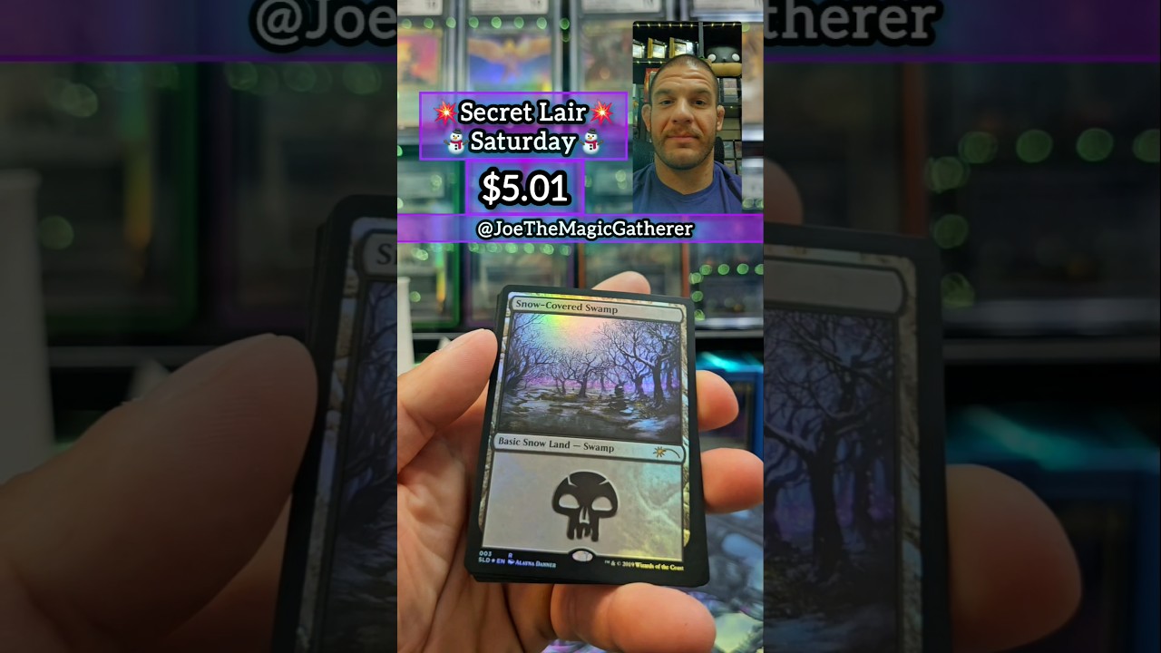 🚨❄️ SNOW REACTION ❄️🚨 #MTG #MagicTheGathering #EDH #DnD #LOTR #TCG #Foil #SLD #FL #ART #lol #Nerd