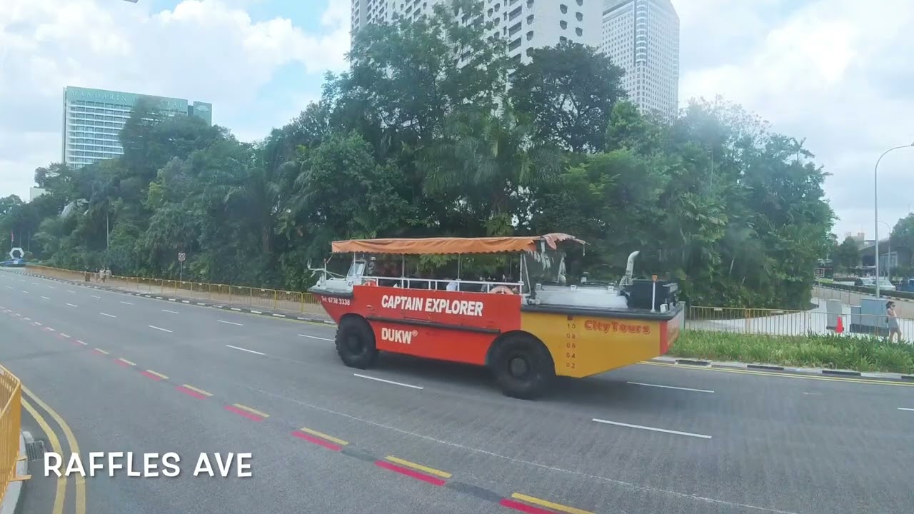 Bus service no. 133 | Shenton Way to Jalan Sultan | Bus ride in Singapore