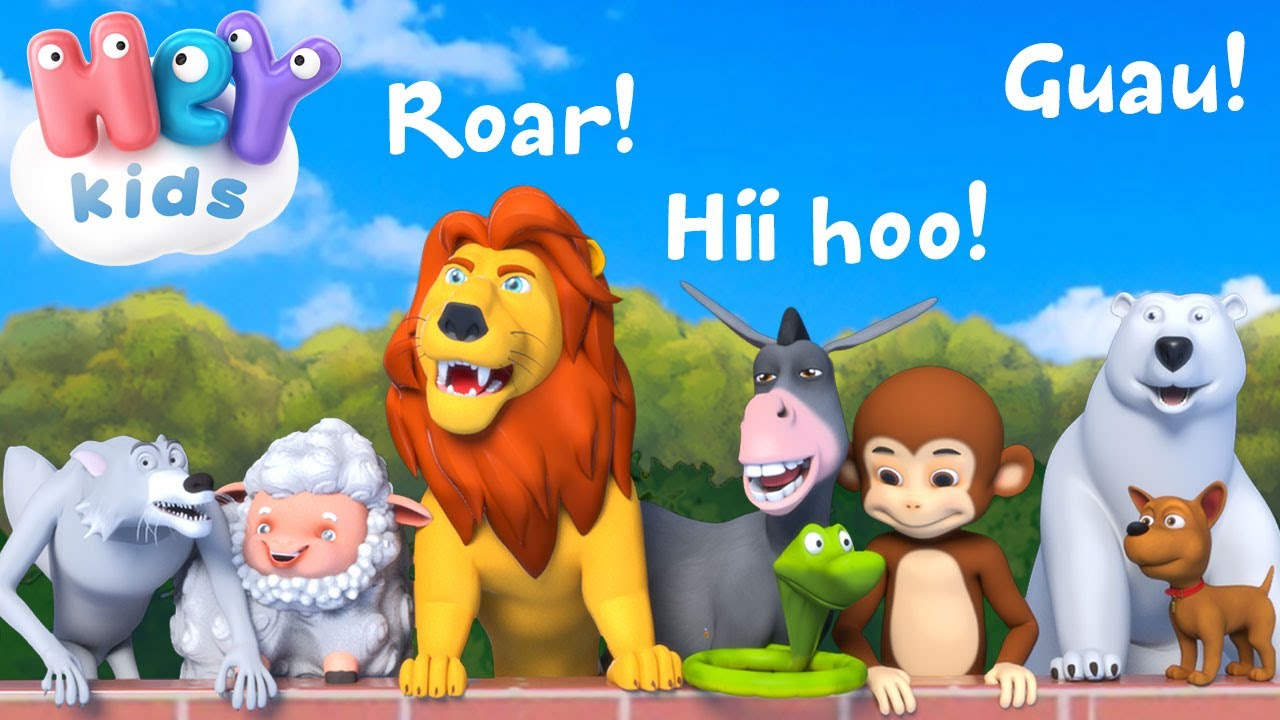 Sonidos de Animales para Ni&ntilde;os | Canciones Infantiles de Animales - HeyKids Espa&ntilde;ol