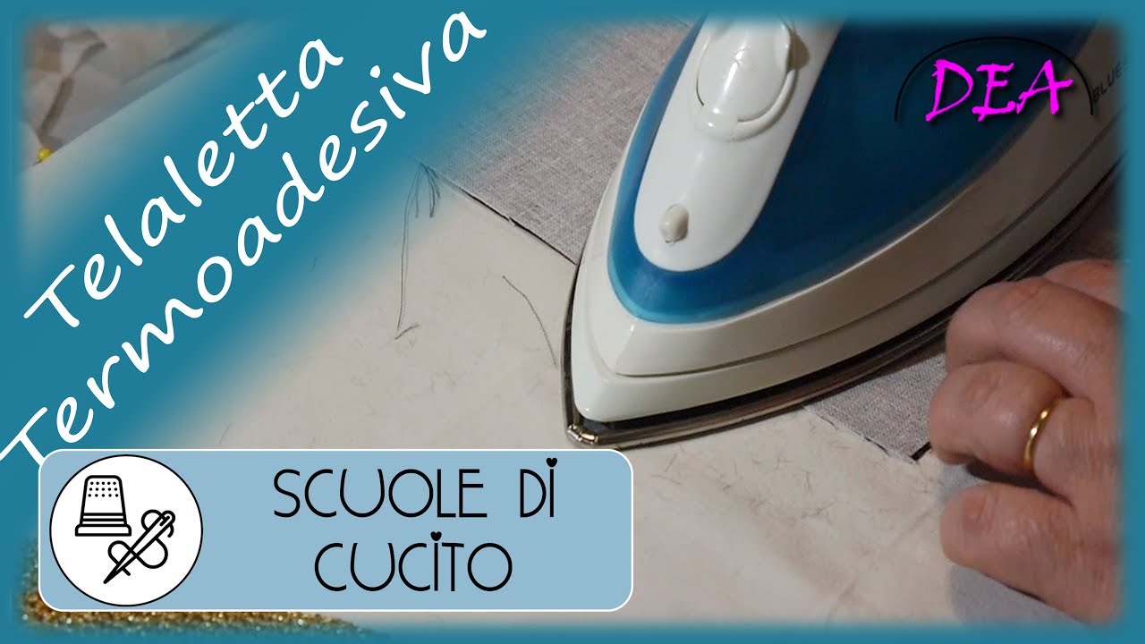 Teletta termoadesiva: taglio montaggio e rifinitura per indurire tessuti.