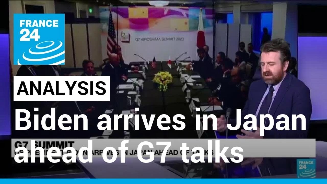 G7 summit : US President arrives in Japan ahead of talks &bull; FRANCE 24 English
