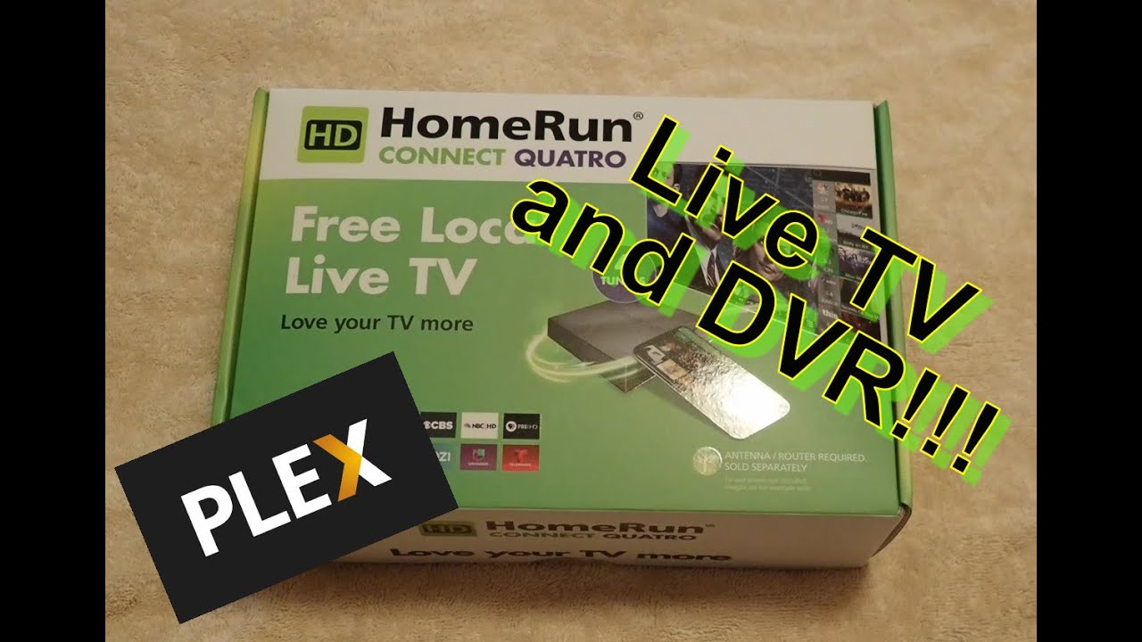 Unboxing and install of the HD HomeRun Connect Quatro along with Plex Live TV and DVR.