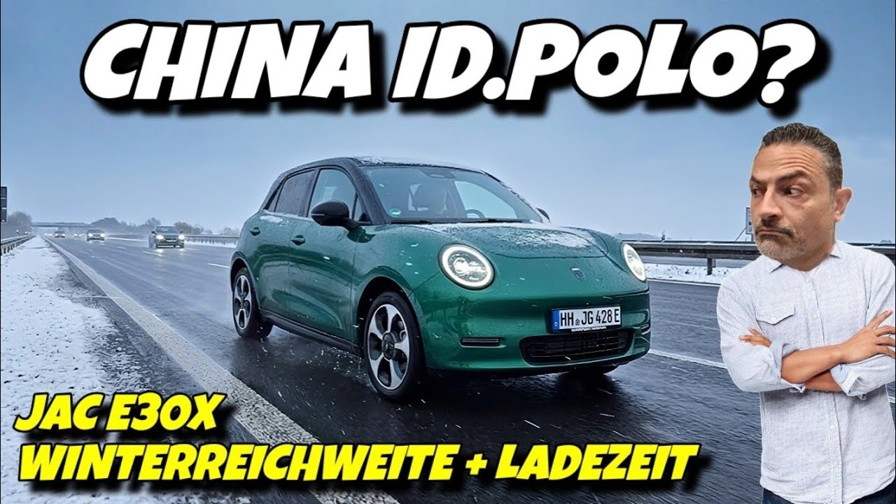 Kälteschock? JAC E30X Wahre Autobahnreichweite und Ladezeit im Test. #ev 