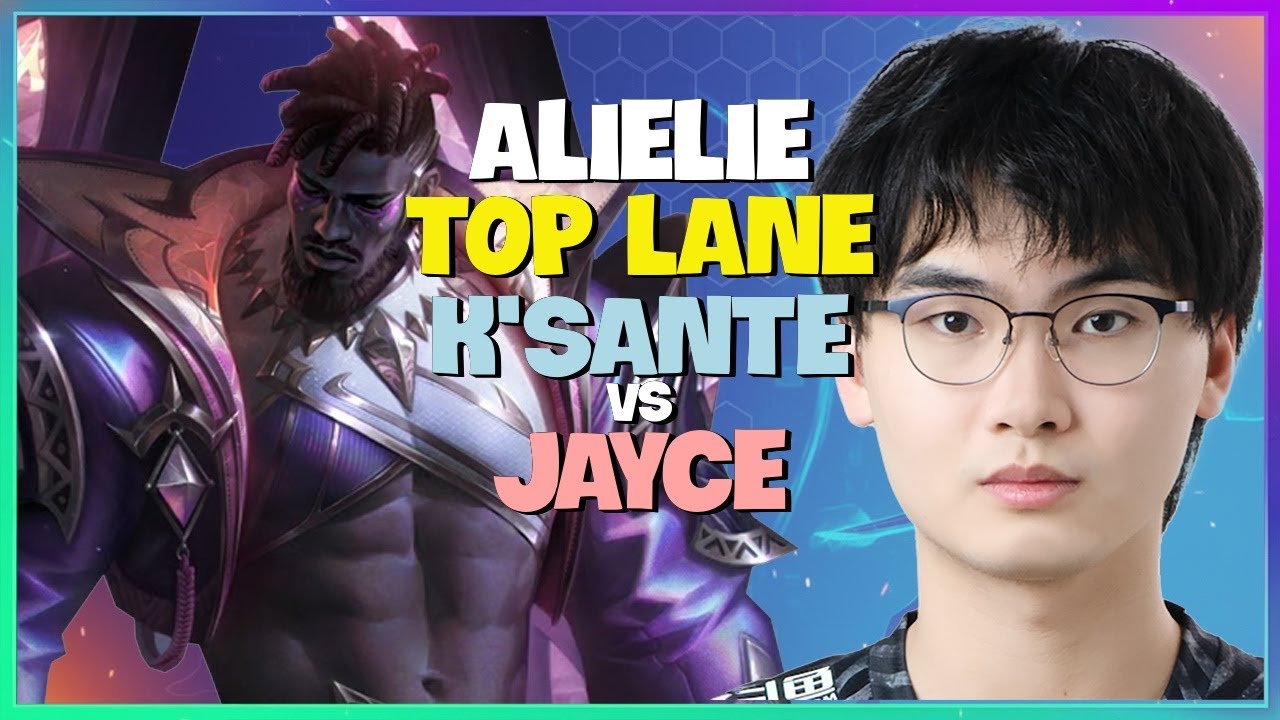 How Alielie Achieved Flawless K'Sante Execution in Challenger Top Lane Engsub