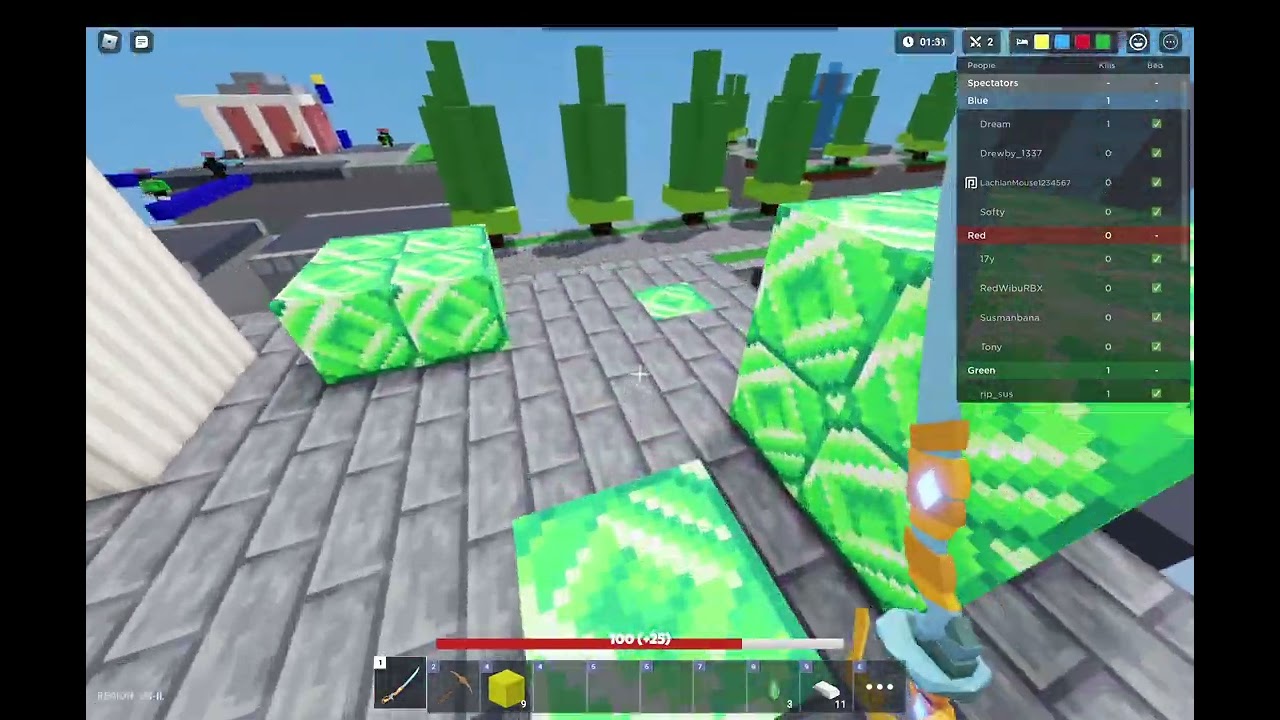 1st try lucky block=Diamond Dao