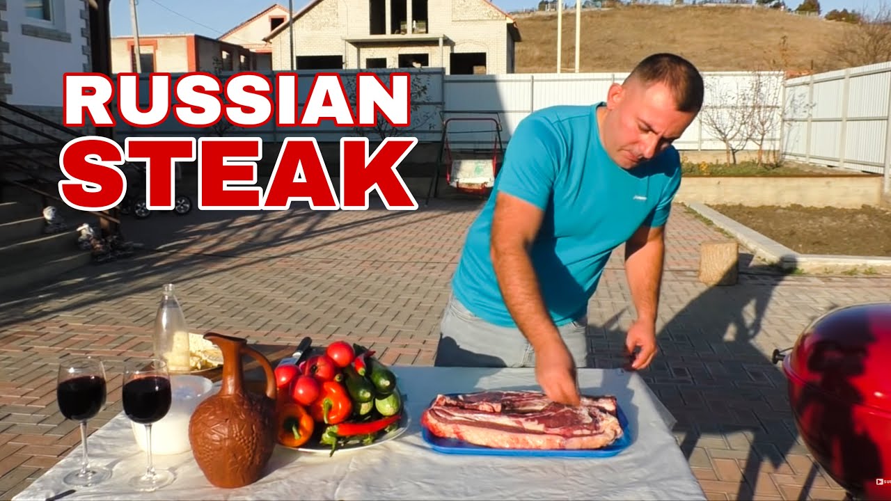 Russian STEAK - Cooking meat | GEORGY KAVKAZ