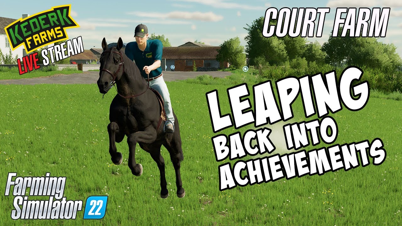 🔴 Leaping back into our achievement run on Court Farm by Oxygendavid - FS22