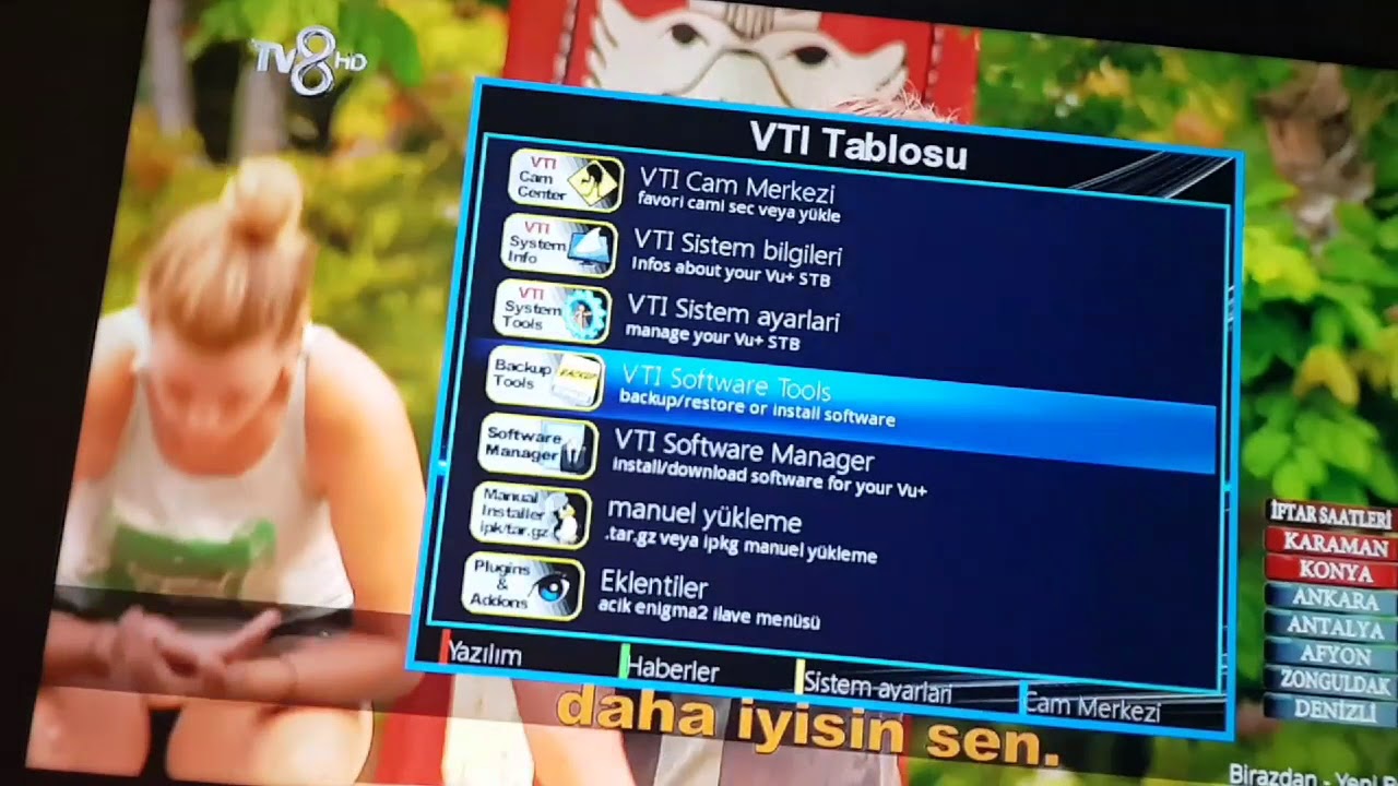 Vu solo 4k Vti PrizmaMod backup usb