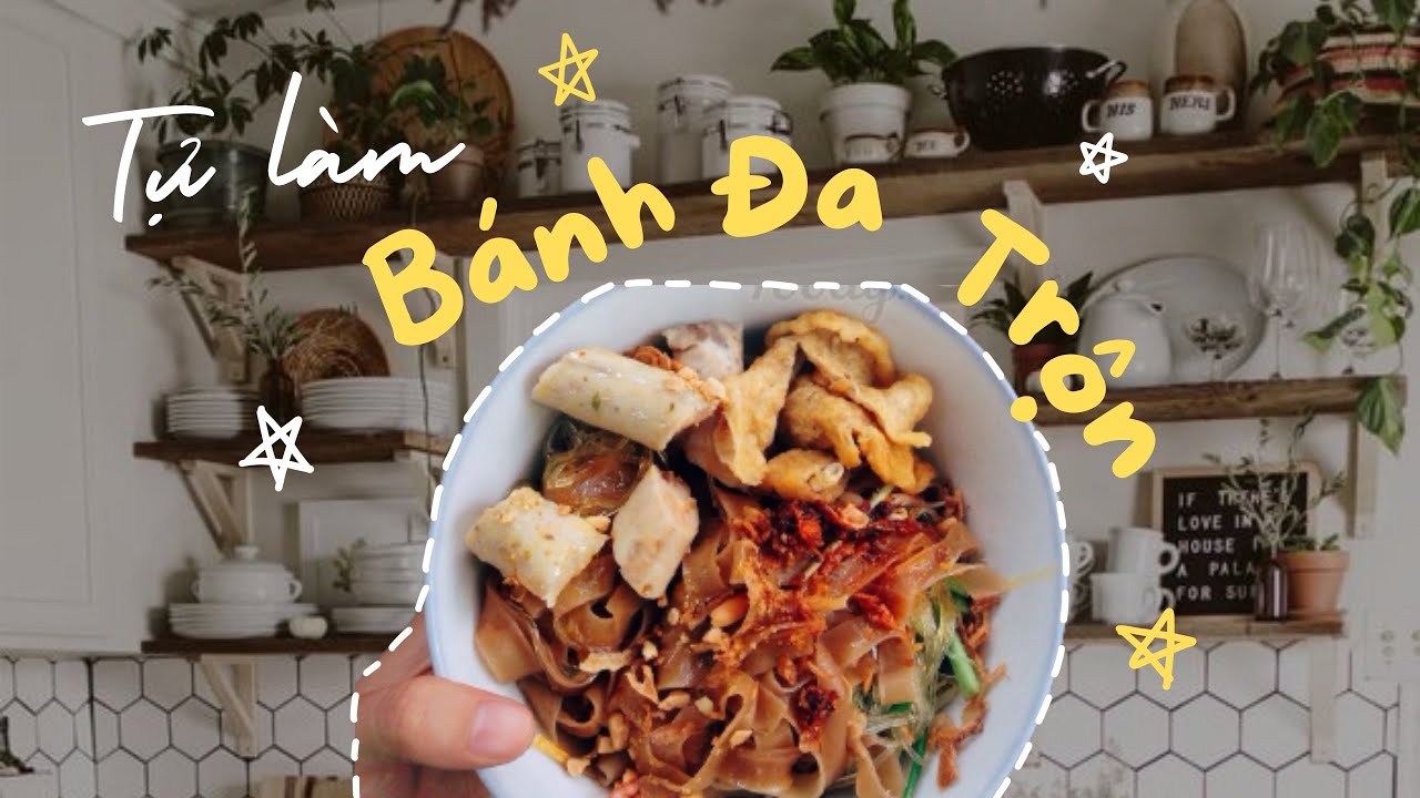 CÙNG MÌNH LÀM BÁNH ĐA TRỘN 😋 Siêu ngon siêu dễ! // 'du học sinh' version
