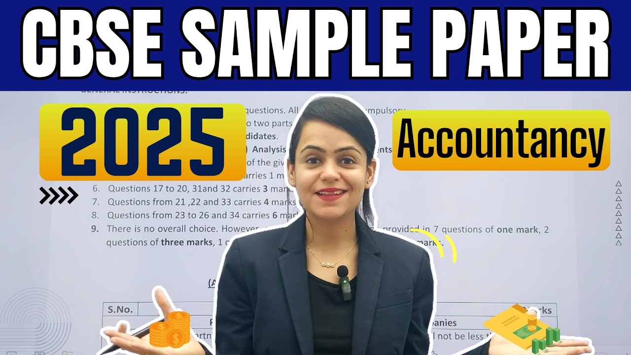 #2  Accountancy Sample Paper 2025 | Class 12th Accountancy |  Boards 2025 | CA Vidushi