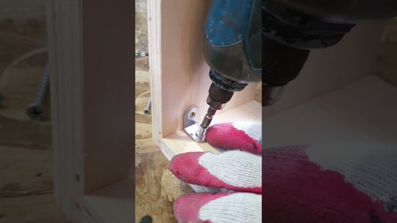 1min woodworking tips wood joint plywood #woodworking #tips #diy #shorts
