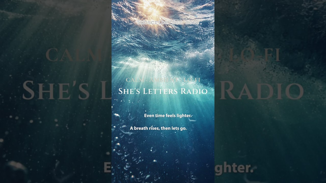 Sleep Lo-Fi for Deep Night Rest & Quiet Focus | A Letter Written Between Waves | She’s Letters Radio