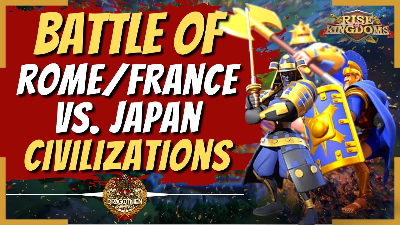 HUGE RAGE DISCOVERY DURING JAPAN vs. ROME/FRANCE TEST! Battle of Civilizations - Rise of Kingdoms