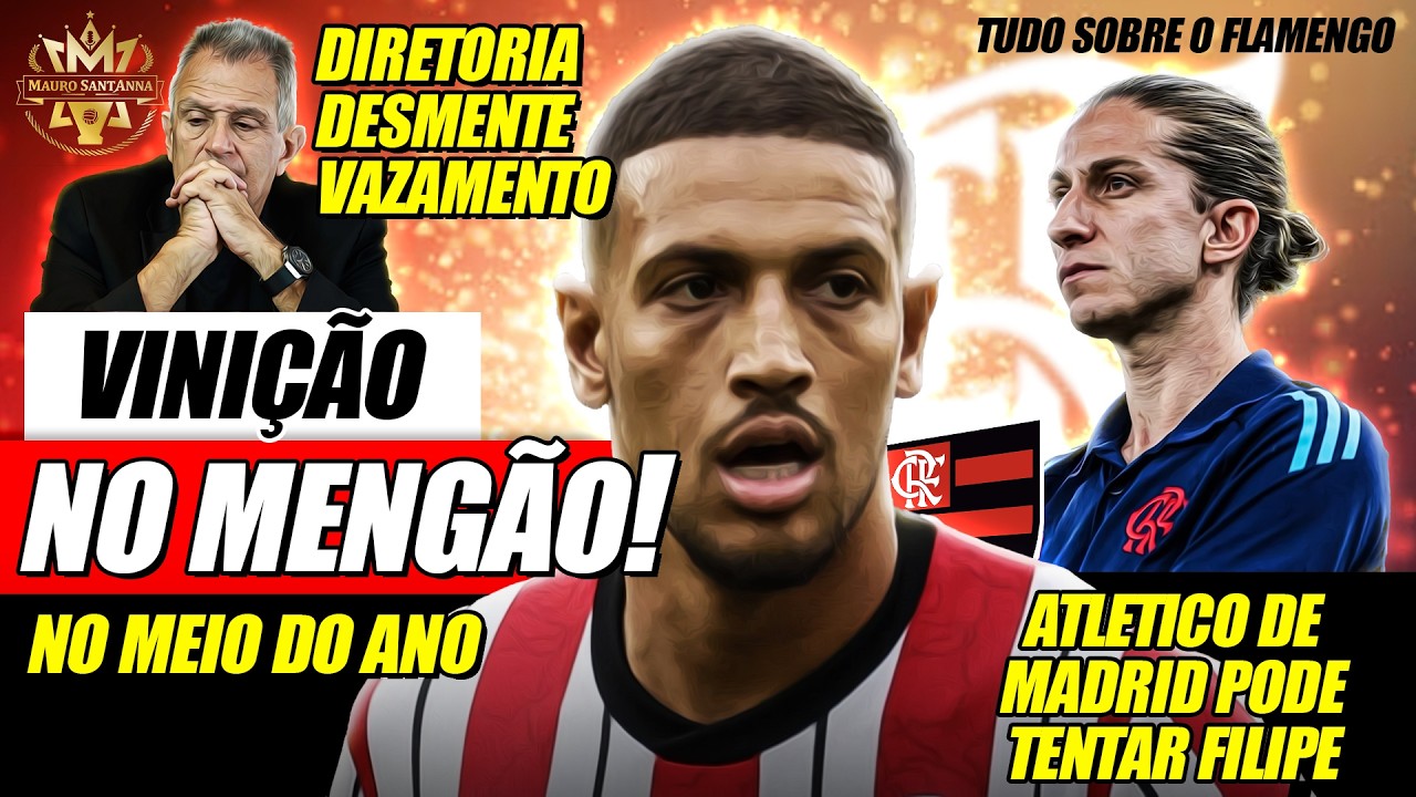 🔥 BOMBA: FILIPE LUÍS PODE SUBSTITUIR SIMEONE! VINIÇÃO NA MIRA DO FLAMENGO! A VERDADE SOBRE VAZAMENTO