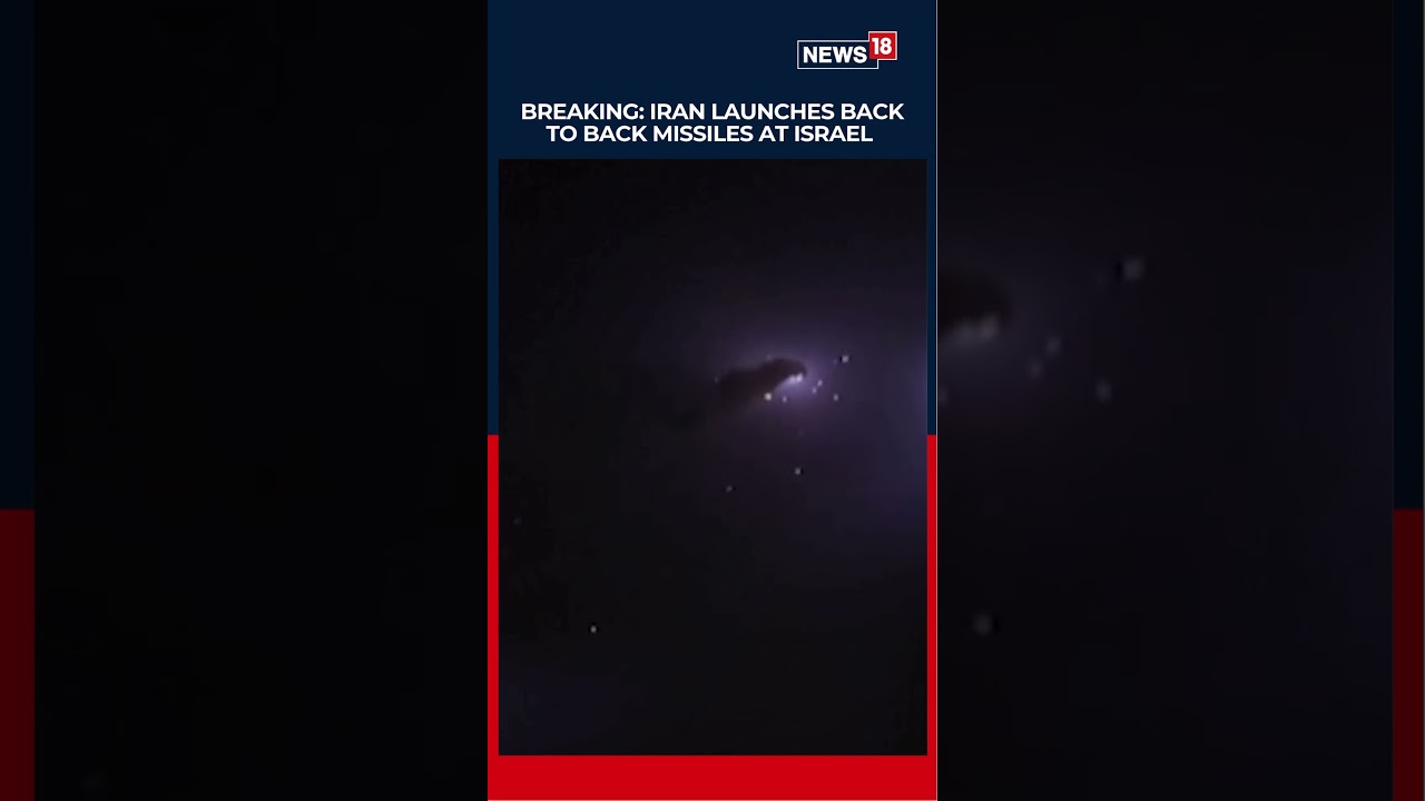 Breaking: Iran Launches Back-to-Back Missile Barrage at Israel | Dramatic Visuals Emerge | N18S