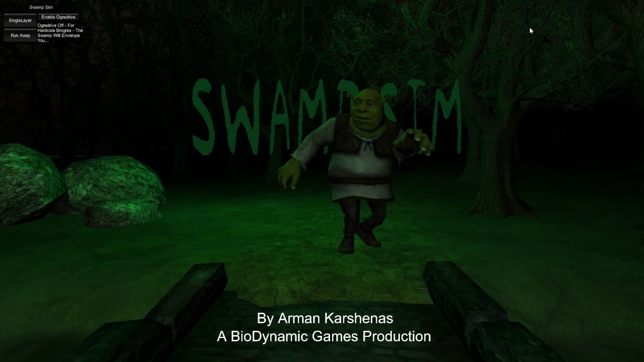 Swamp Sim Ending Shrek Dance