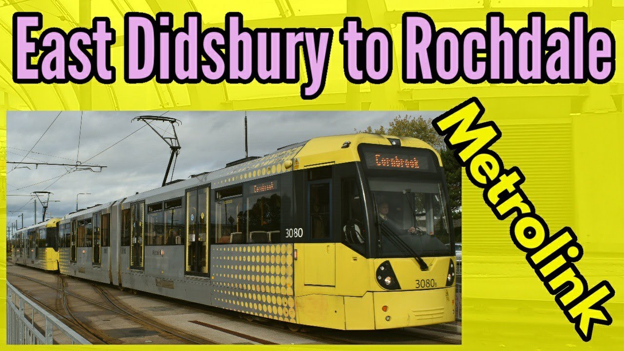 East Didsbury to Rochdale Town Centre | FULL JOURNEY | Manchester Metrolink (via Exchange Square)