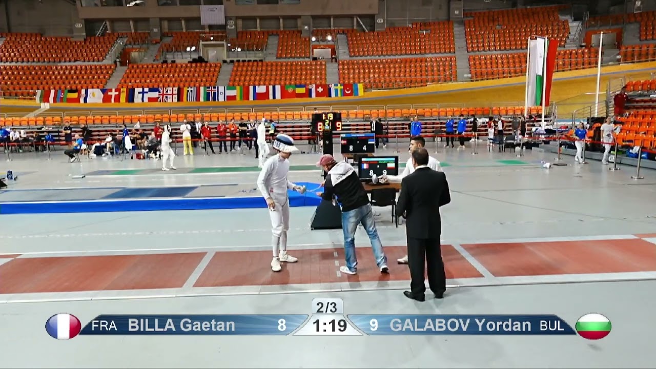2023 1449 T32 16 M E Individual Plovdiv BUL ZCH RED GALABOV BUL vs BILLA FRA