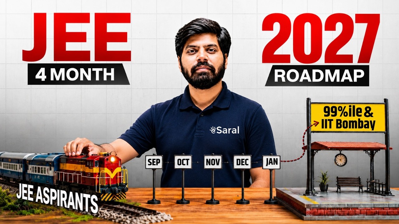 JEE 2027 : FASTEST Way to Cover Syllabus & get AIR 100 from September 🔥| JEE 2027 Roadmap 🔥| eSaral