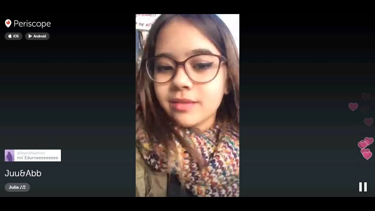 Julia Gonçalves periscope buscando a Abril 6-12-2015