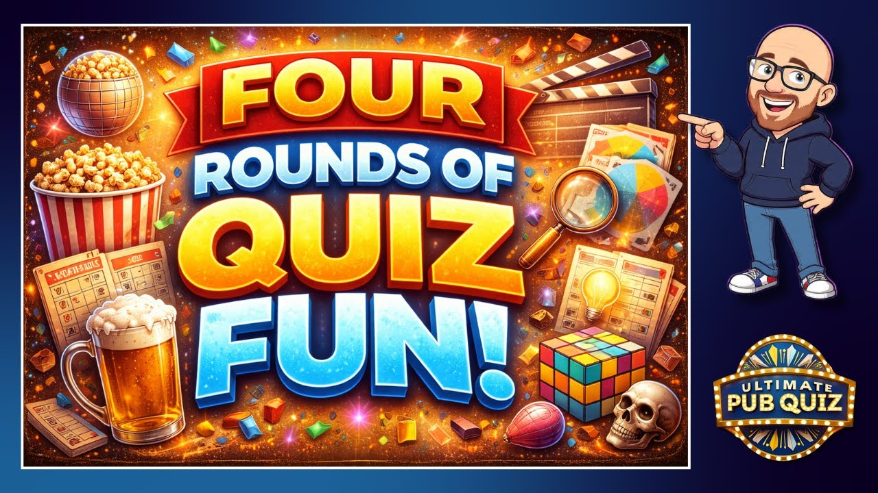 Four Rounds of Quiz Fun on Ultimate Pub Quiz | Can You Ace Today's Quiz