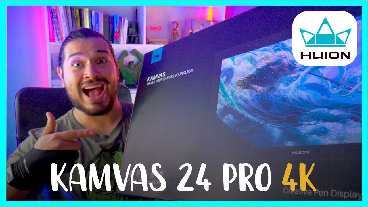 La más PRO de HUION - KAMVAS 24 PRO 4K - Review en español