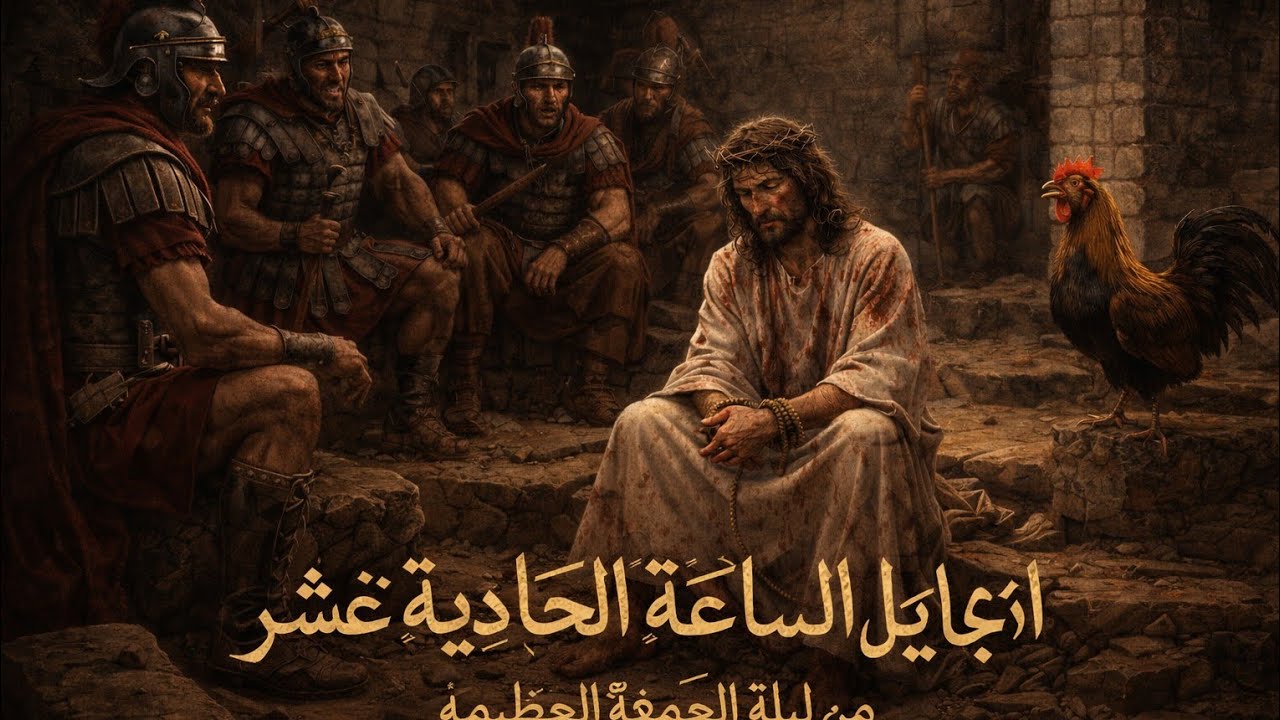 اناجيل الساعه الحاديه عشر من ليلة الجمعه العظيمه ـ من البصخه المقدسه 