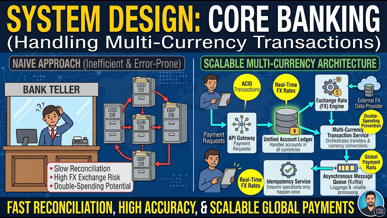 System Design Interview: Architecting a Multi-Currency Core Banking System