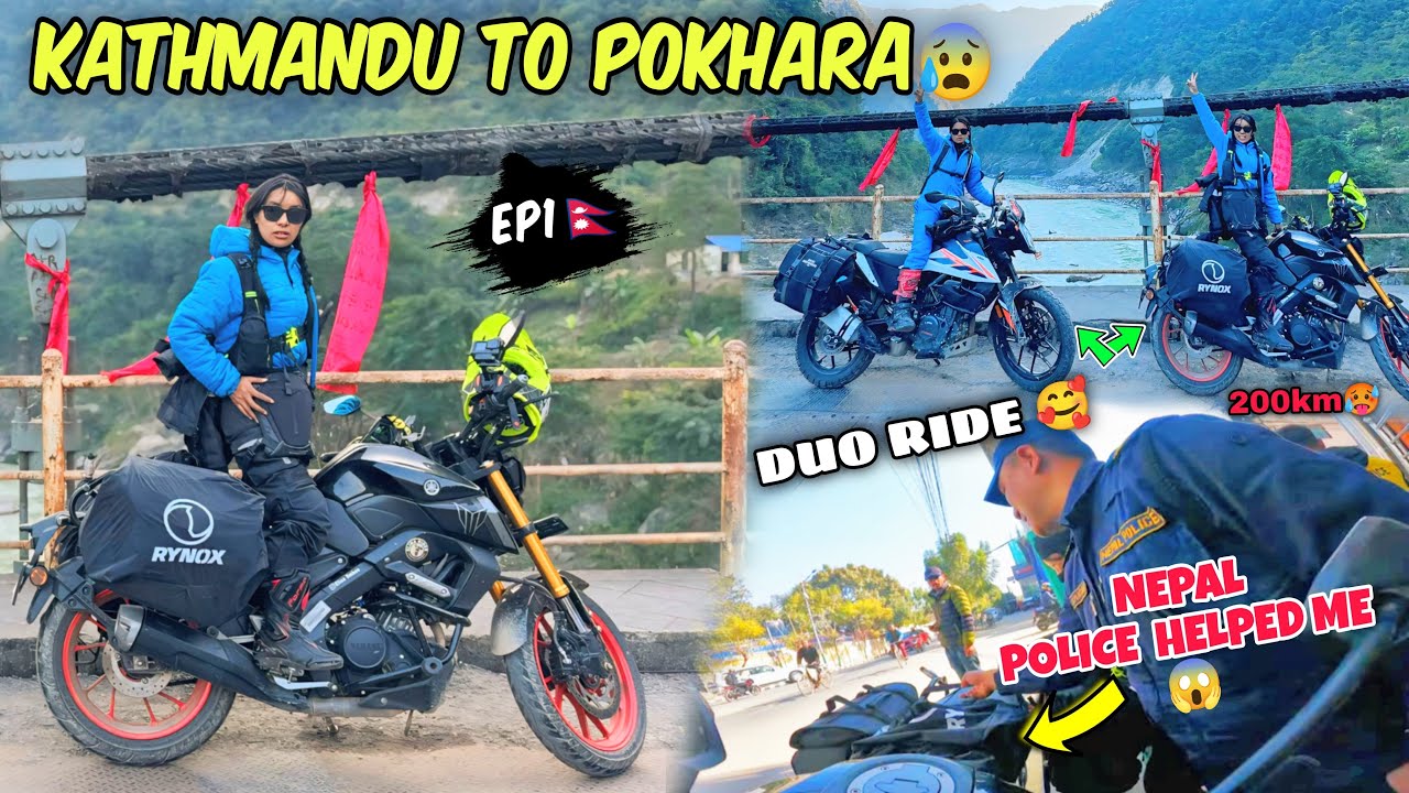 SIKKIM 🇮🇳TO MUSTANG NEPAL🇳🇵 RIDE  MA ASTO BHAYO 🥲??@Roshnivlog-369