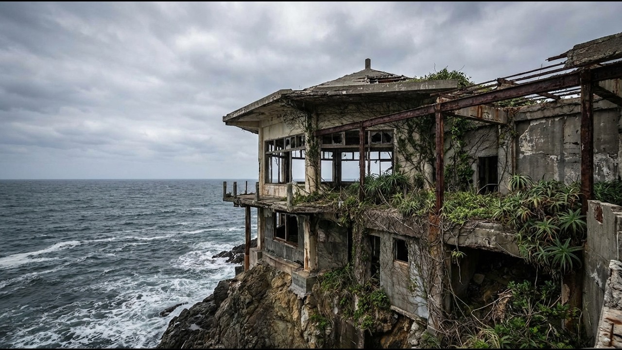 ABANDONED Ocean Pavilion to Dream Luxury House Transformation (Silent ASMR Build)