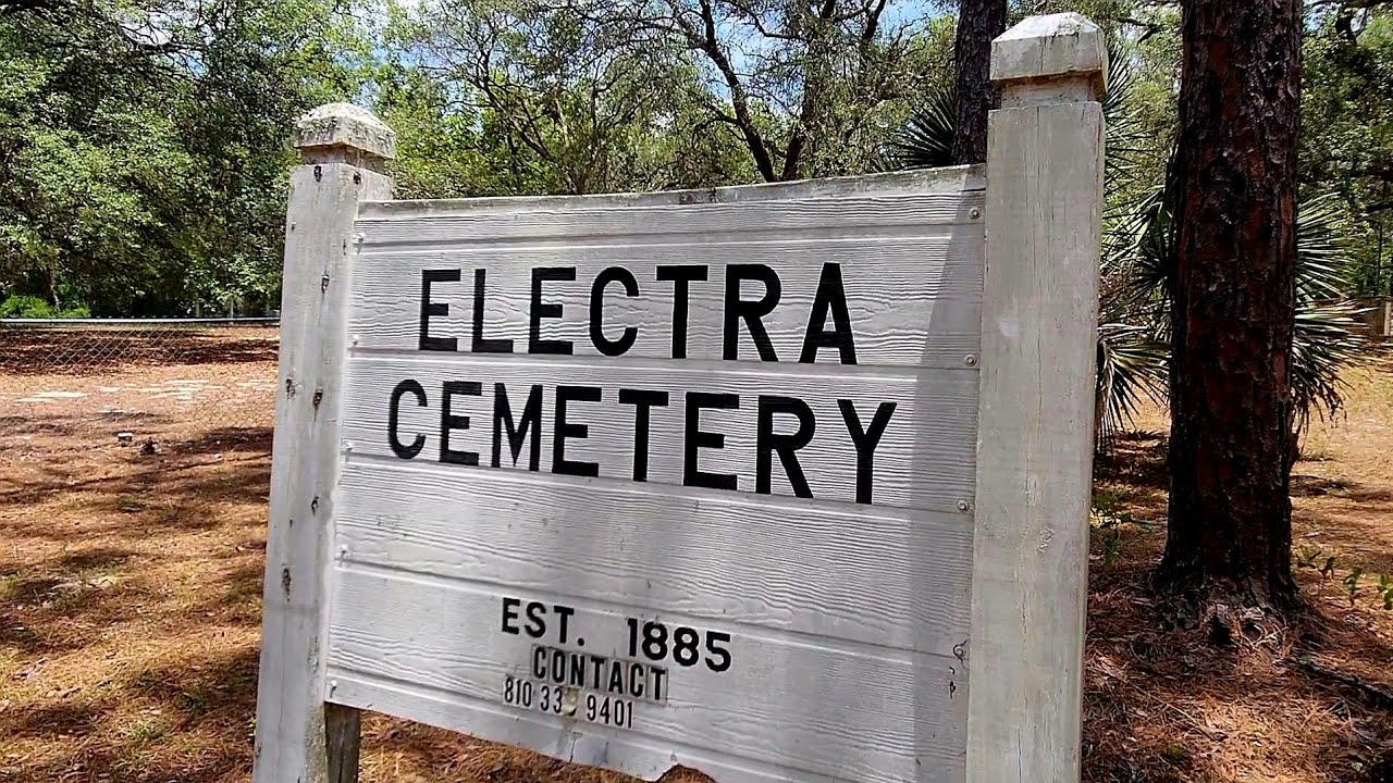 Electra Cemetery 5/5/23, Electra, Marion County, FL.  Rick's Random Roadside video 21.