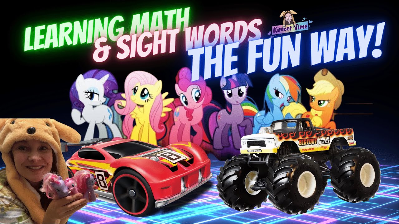 Learn Math and Sight Words The Fun Way | My Little Pony | Hot Wheels