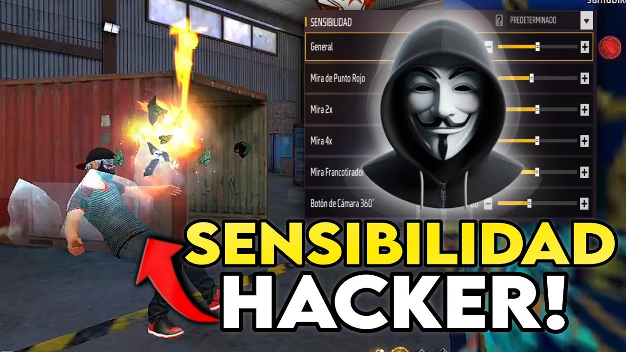 SENSIBILIDAD HACKER ☠️ NUEVA ACTUALIZACIÓN TODO ROJO 