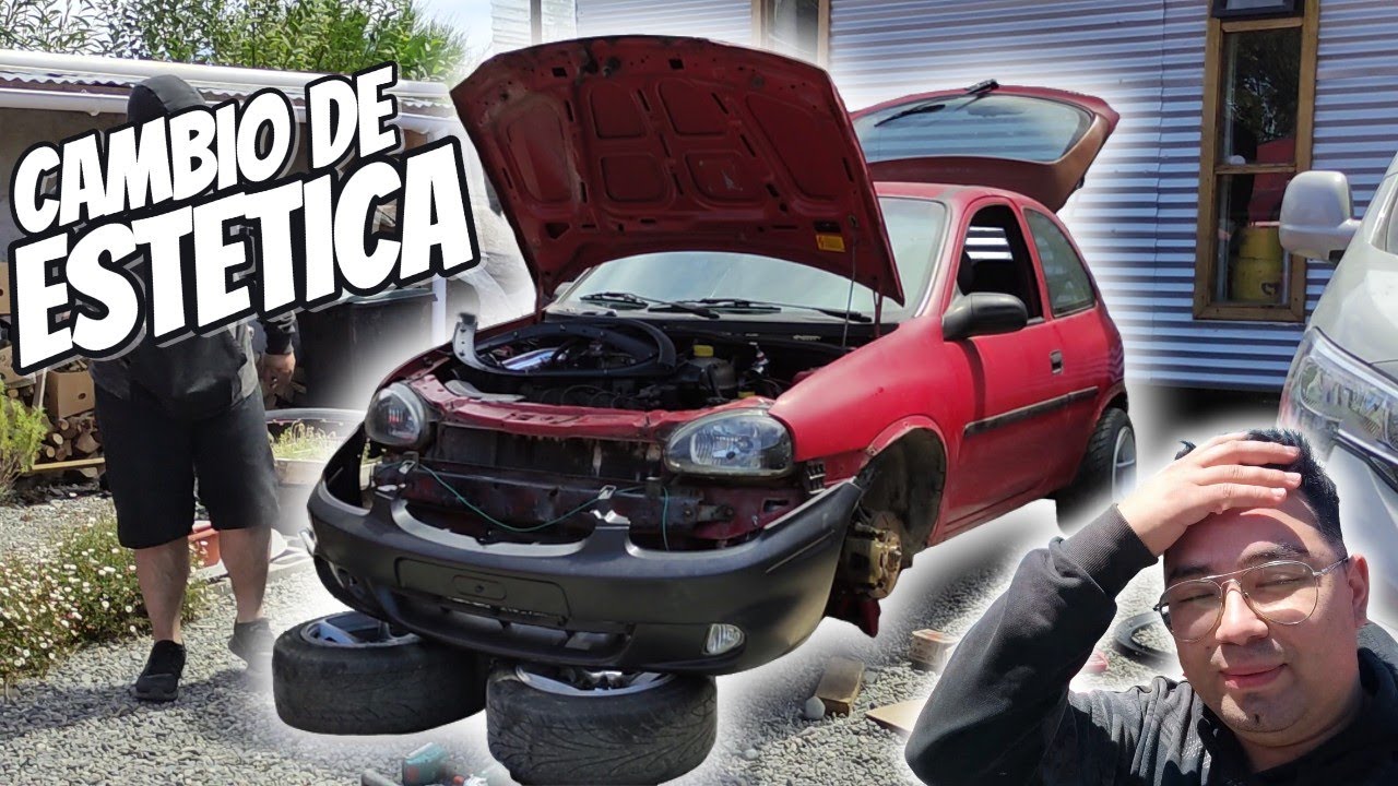 CAMBIO ESTETICO DEL CORSA 🔥+ Parachoque+ Molduras + Spoiler| 🏁 Ep.9