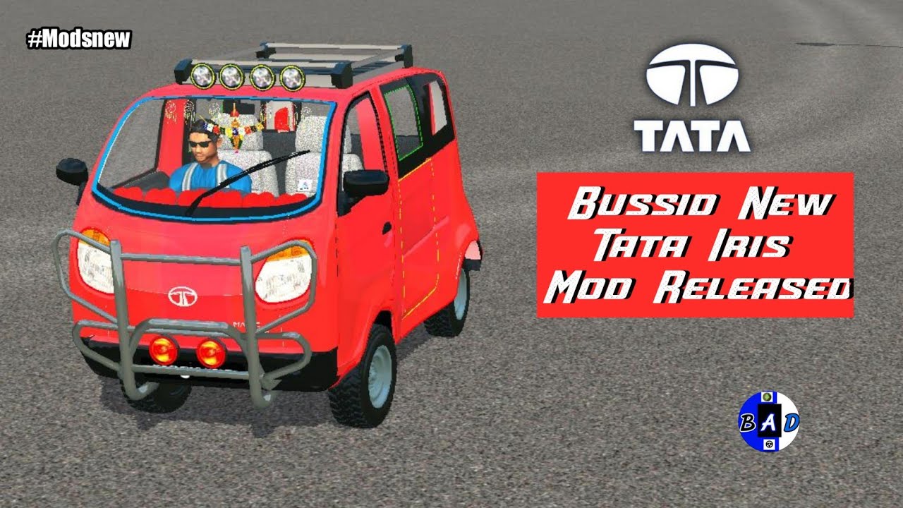 Bussid New Tata Iris Car/Cab/Van Mod Released-Download Now | Bussid New Mods | Tata Iris mod bussid