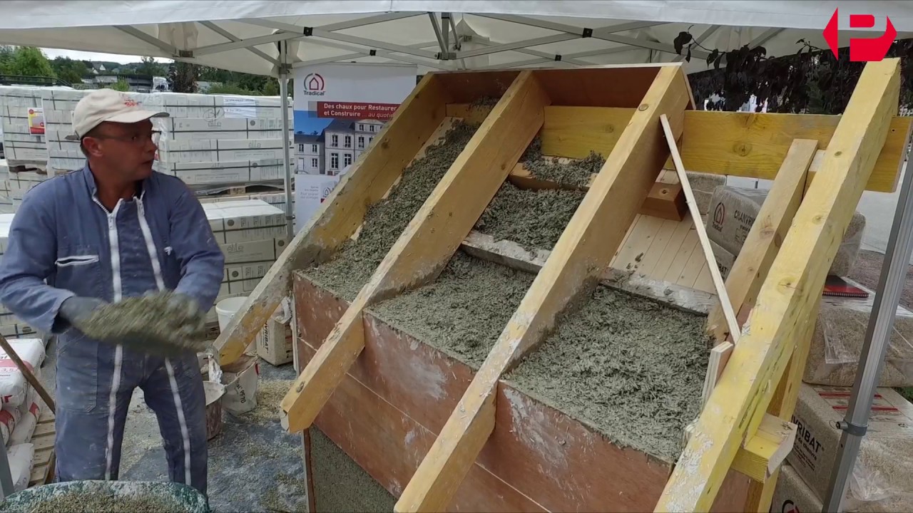 Béton de chanvre (Tradical ) 2016 Chez Bataille Matériaux