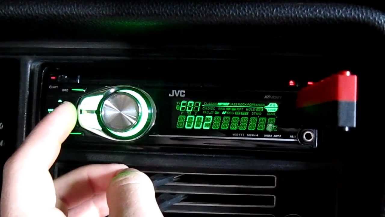 JVC KD-R501 в ВАЗ 2107