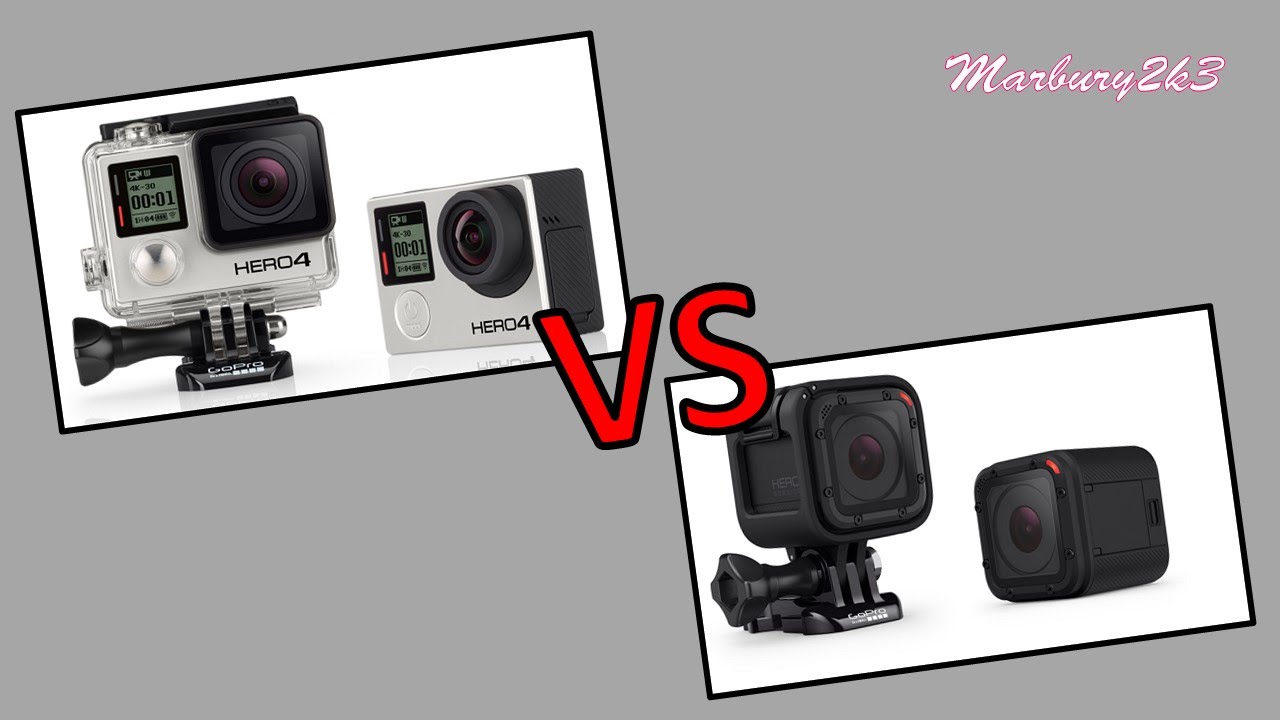GoPro Hero4 Black vs GoPro Hero4 Session