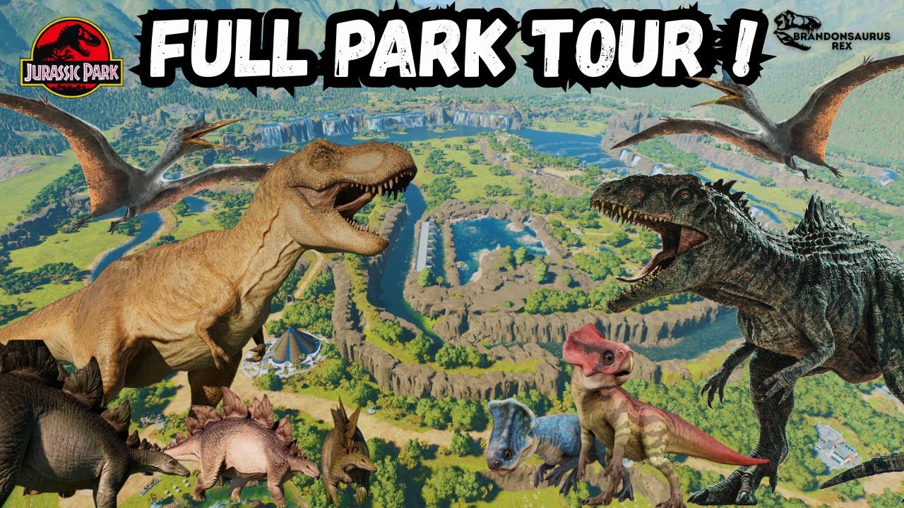 Jurassic Safari Full Park Tour | Jurassic World Evolution 3 Sandbox Build