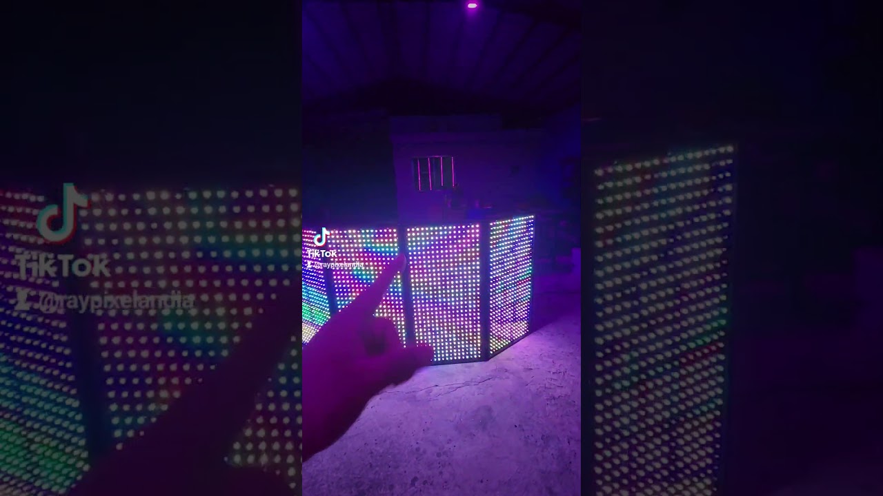 CABINA LED PIXEL  Que REPRODUCE VIDEOS 2048 pixeles con control a tiempo real