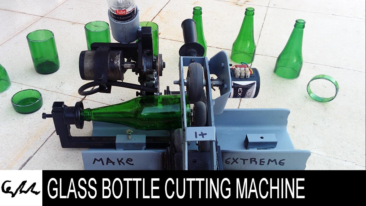 Extreme glass bottle cutting machine