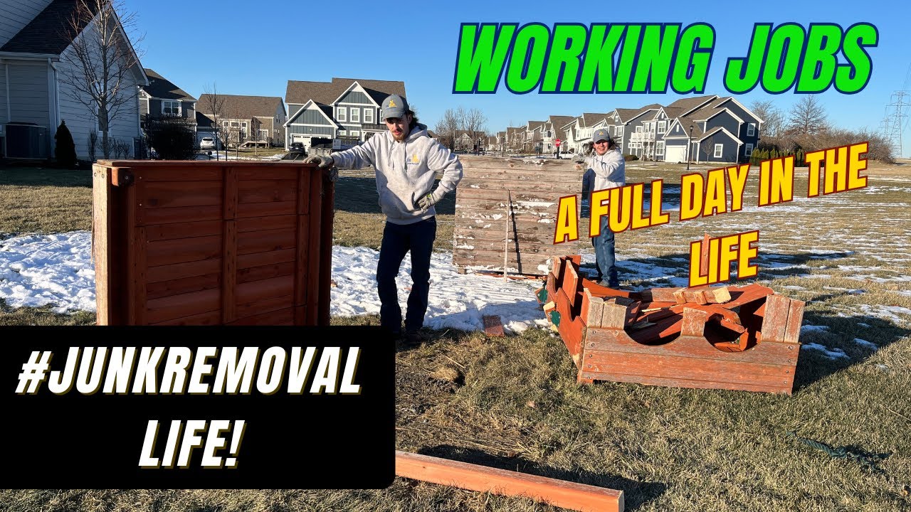 JUNK REMOVAL LIFE! Watch us work jobs!