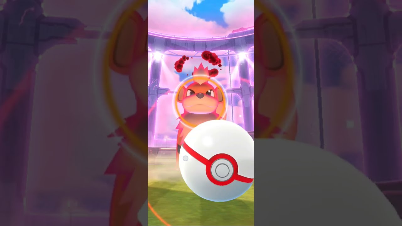 Pokemon Dynamax Battle Growlithe and Caught Diancie The mythical Pòkemon #nintendo  #pokemongo 