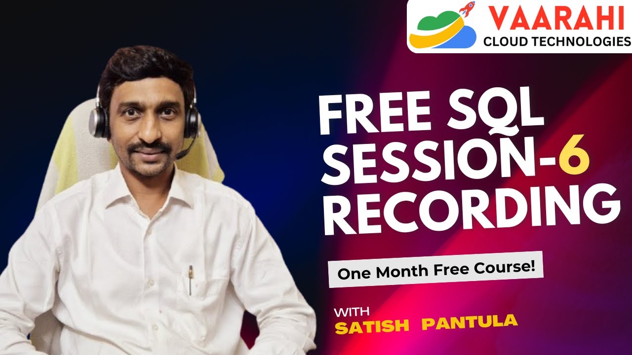 Mastering SQL Operators: Types & Usage | Vaarahi Cloud Technologies, Hyderabad | JNTUH