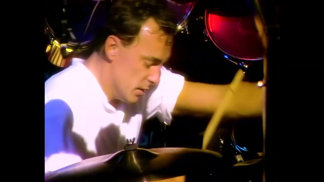 Rush - Red Lenses + Neil Peart Drum Solo (Grace Under Pressure Tour 1984)