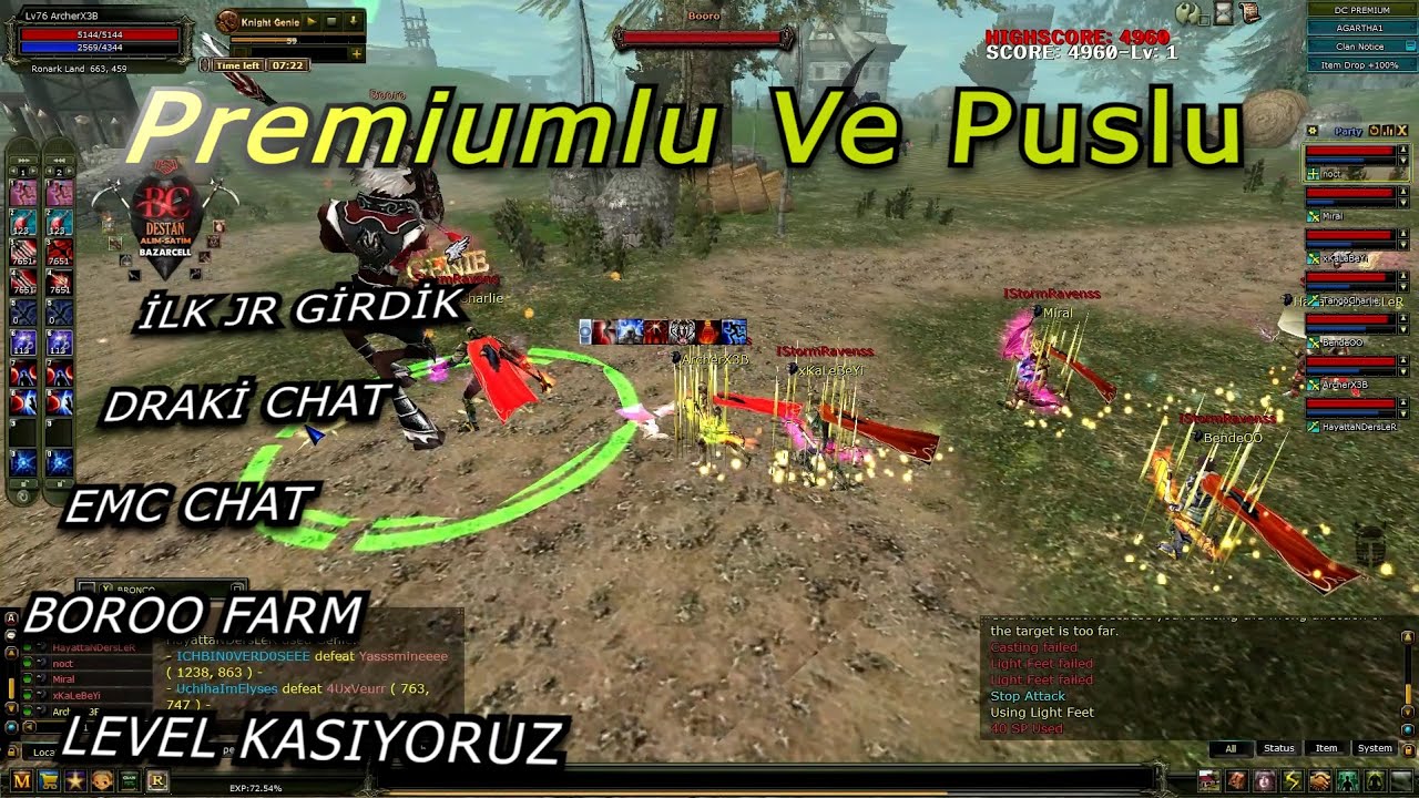 Premiumlu Ve Puslu #11 I LEVEL KASIYORUZ I BOROO FARM I DRAKİ CHAT GÖREVİ I EMC CHAT GÖREVİ