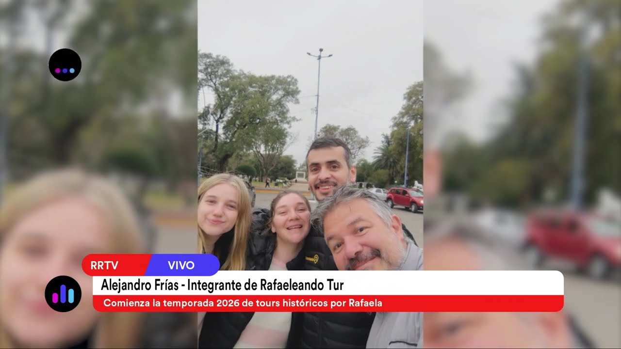 Rafaeleando: Comienza la temporada 2026 de tours históricos por Rafaela