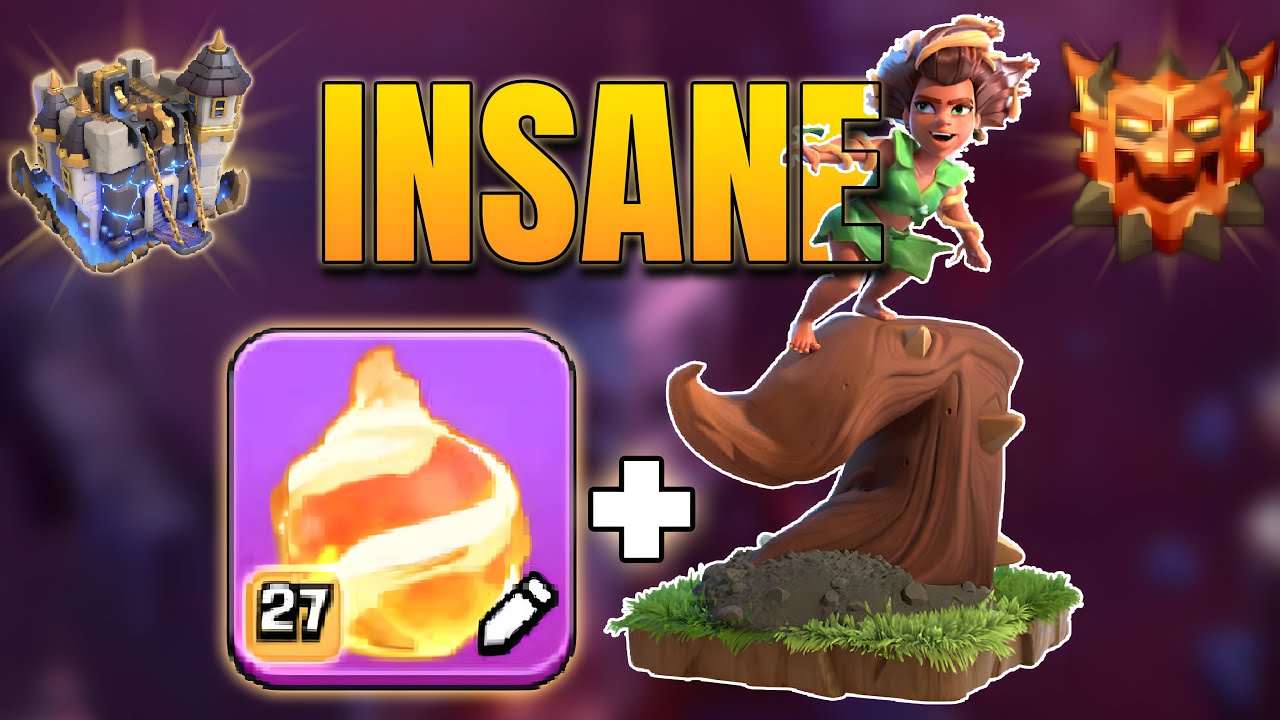 Best TH18 Root Rider Attack Strategy 2025 | Fireball + Root Rider OP Combo | Clash of Clans
