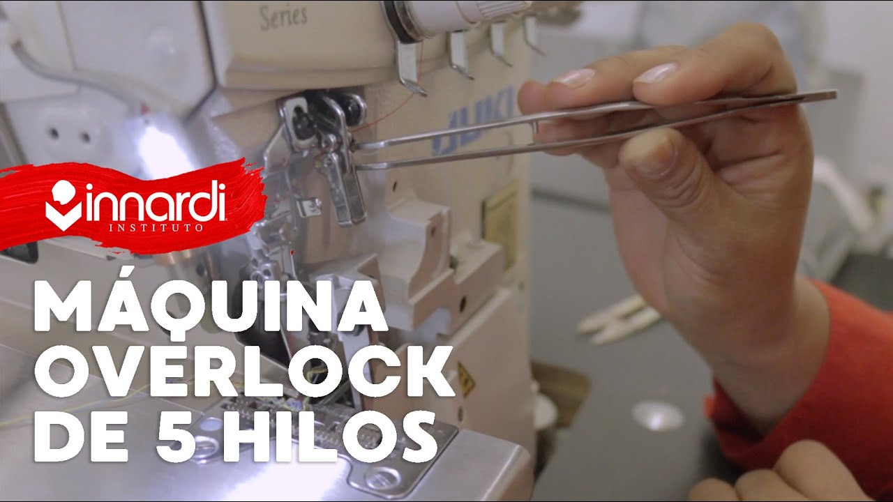 Cómo Ensartar una Máquina Overlock Juki de 5 Hilos por Innardi✨🧵