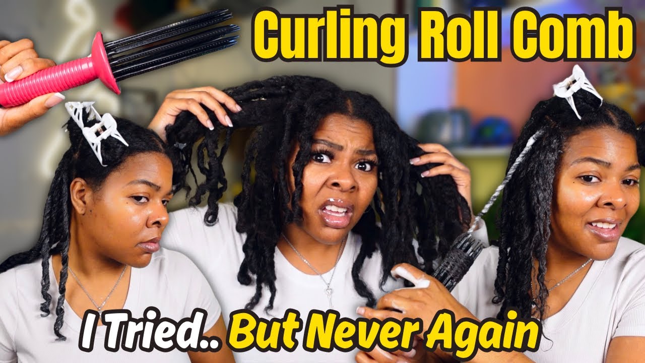 Trying The VIRAL TIKTOK Hair Tool | Curling Roll Comb | I WASN’T EXPECTING THIS!!